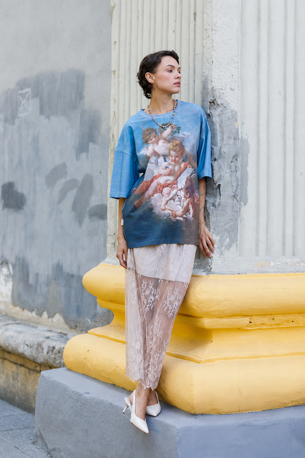 Cupids. Allegory of Poetry All-over print T-shirt