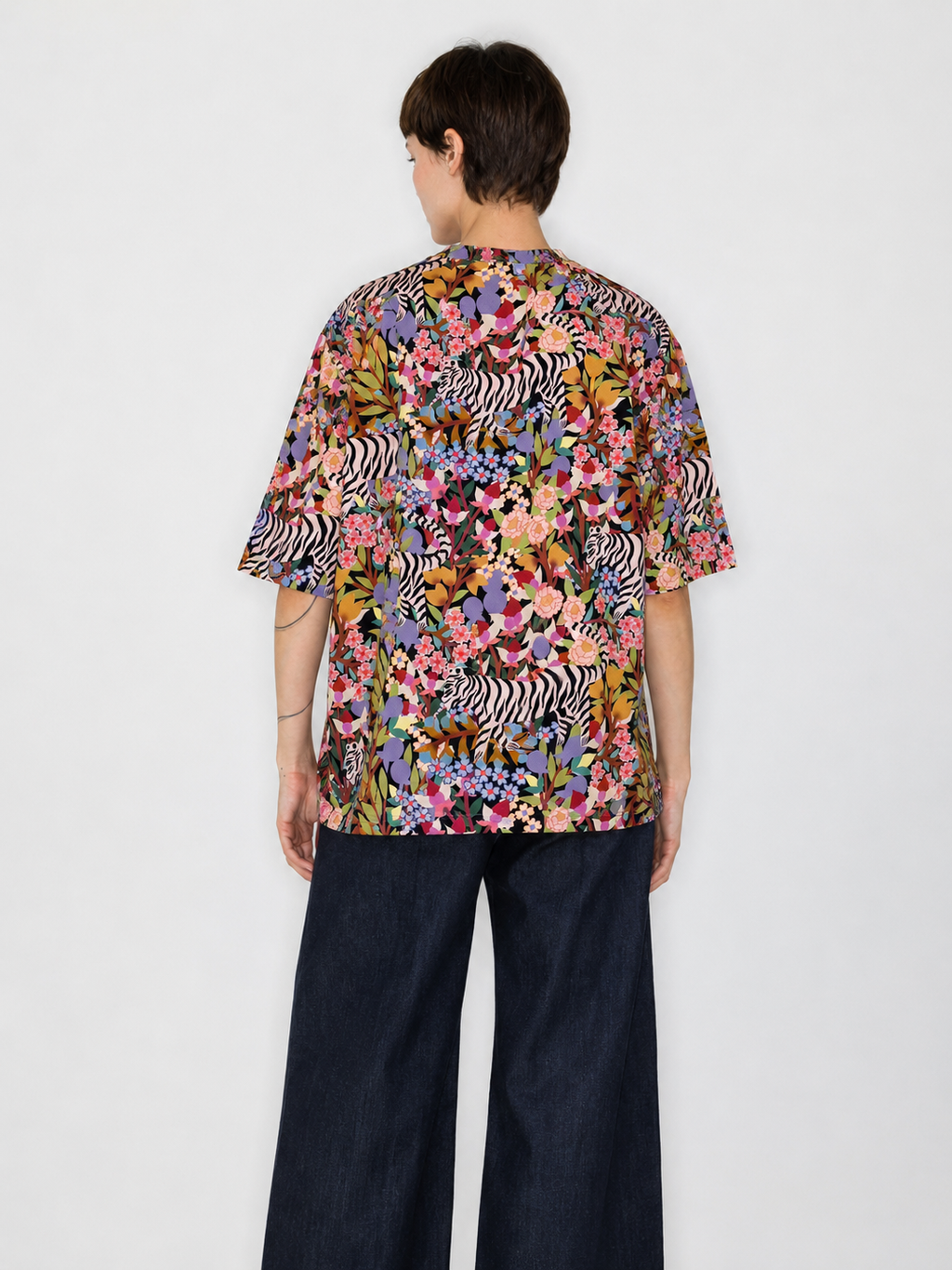 Tiger pattern All-over print T-Shirt