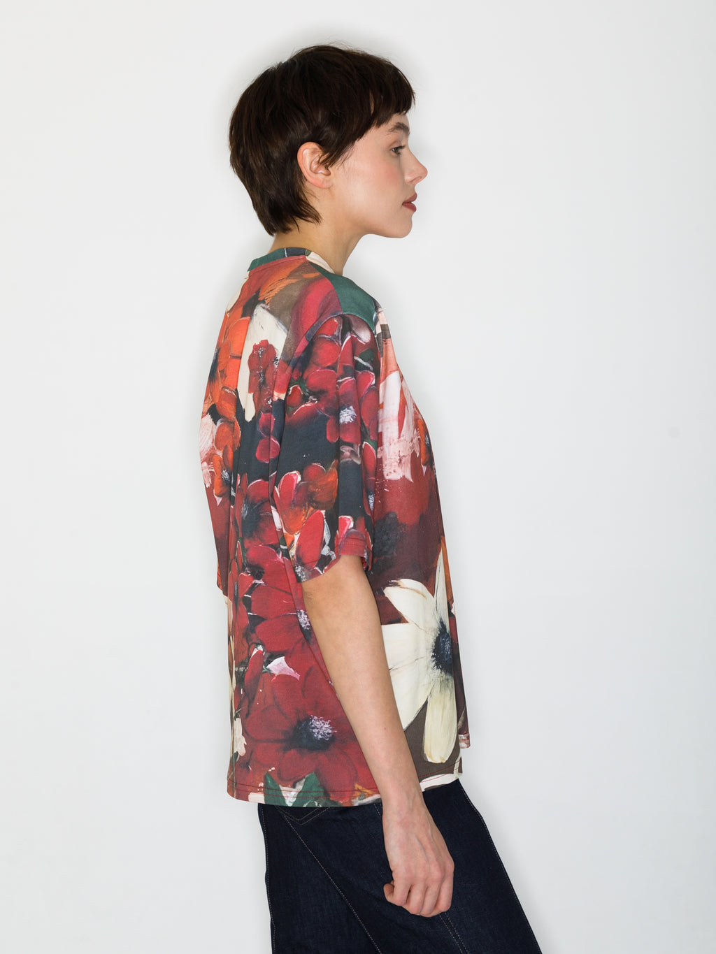 T-Shirt mit Allover-Print „Exotic Garden“