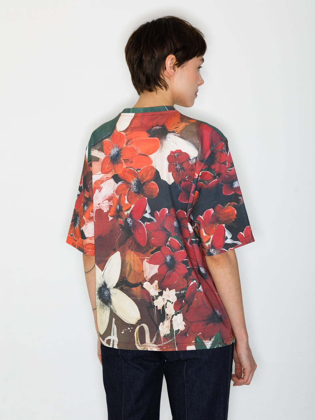 T-Shirt mit Allover-Print „Exotic Garden“