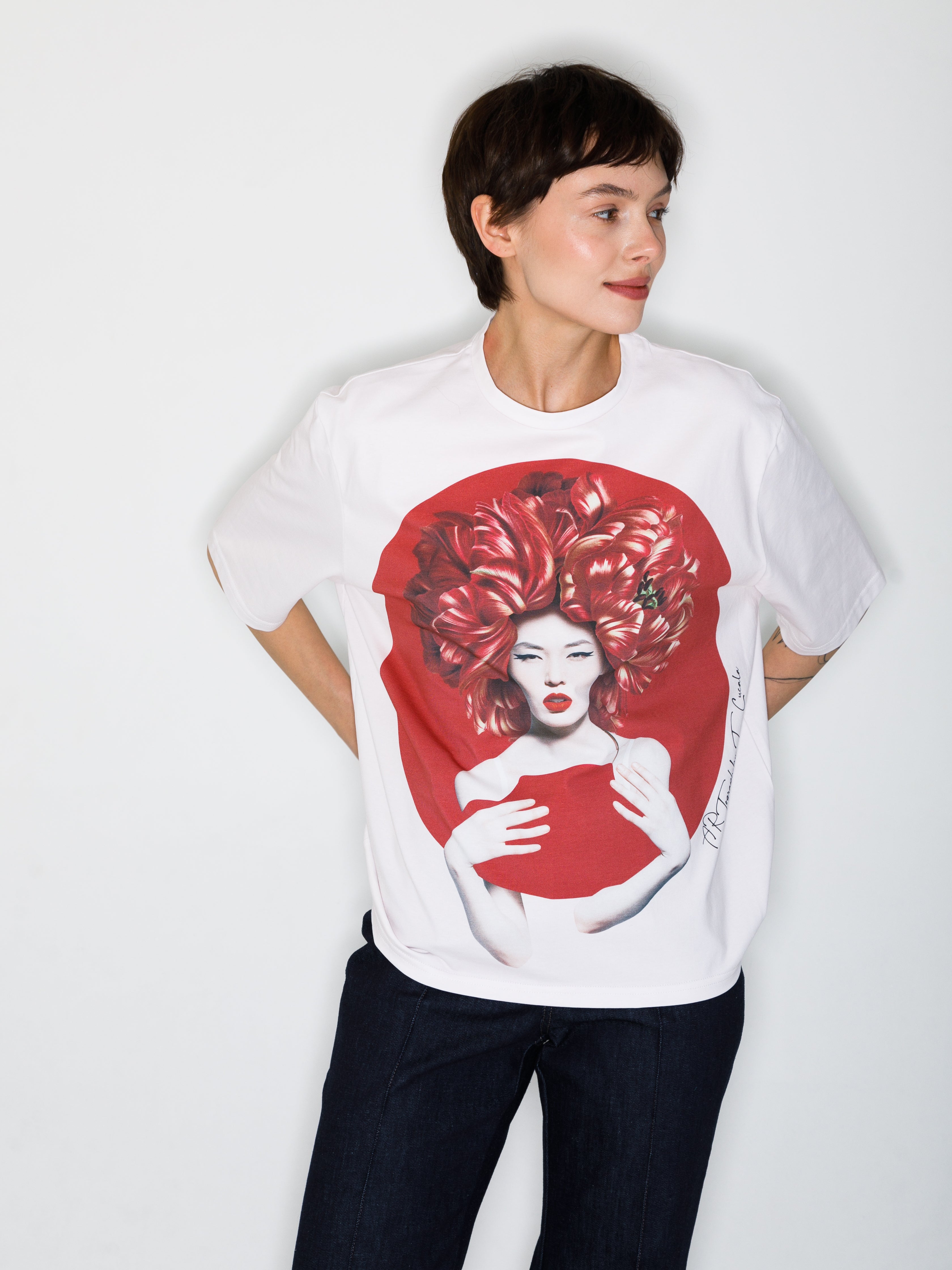 Japonesa Allover-Print T-Shirt