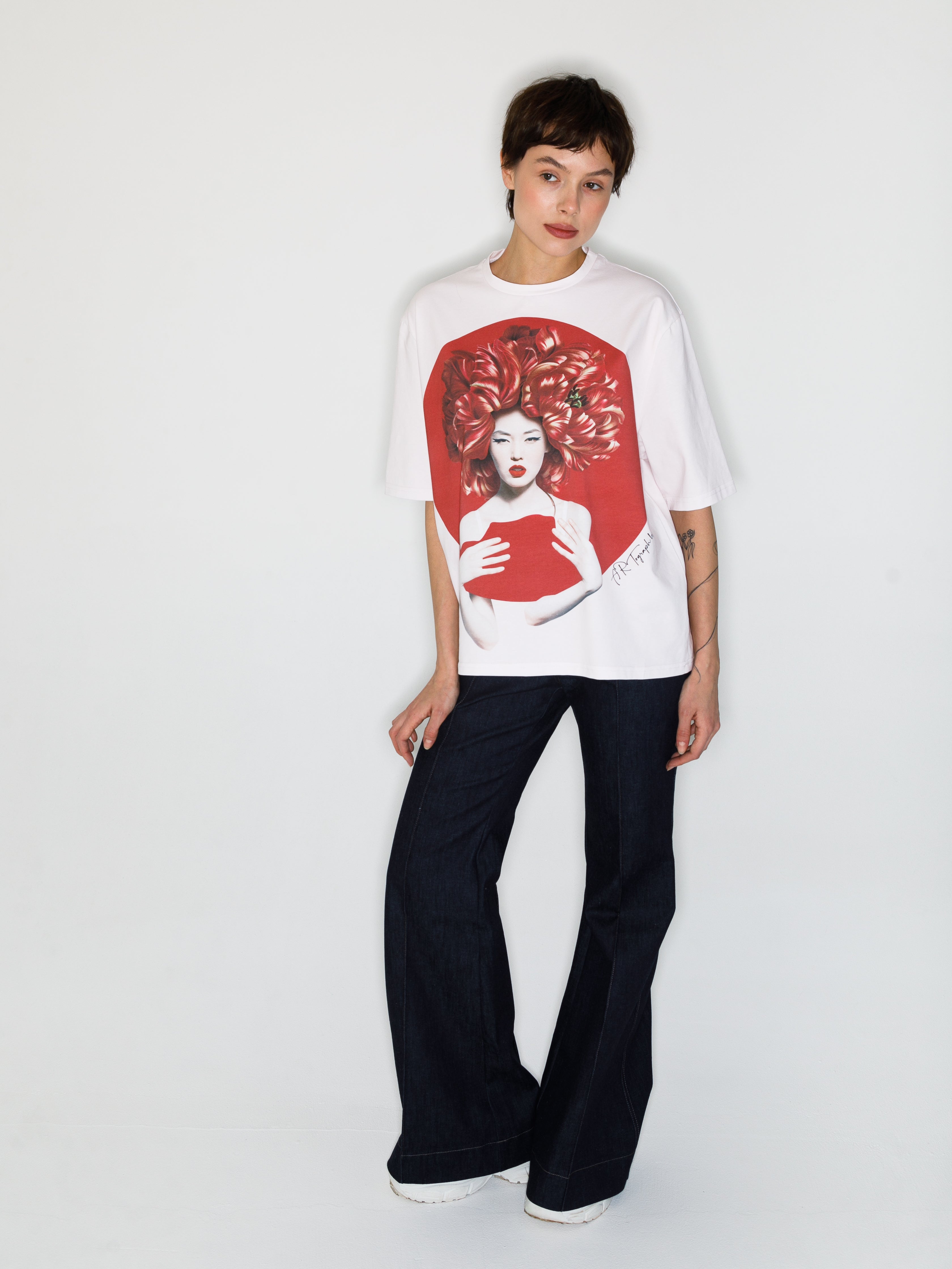 Japonesa Allover-Print T-Shirt