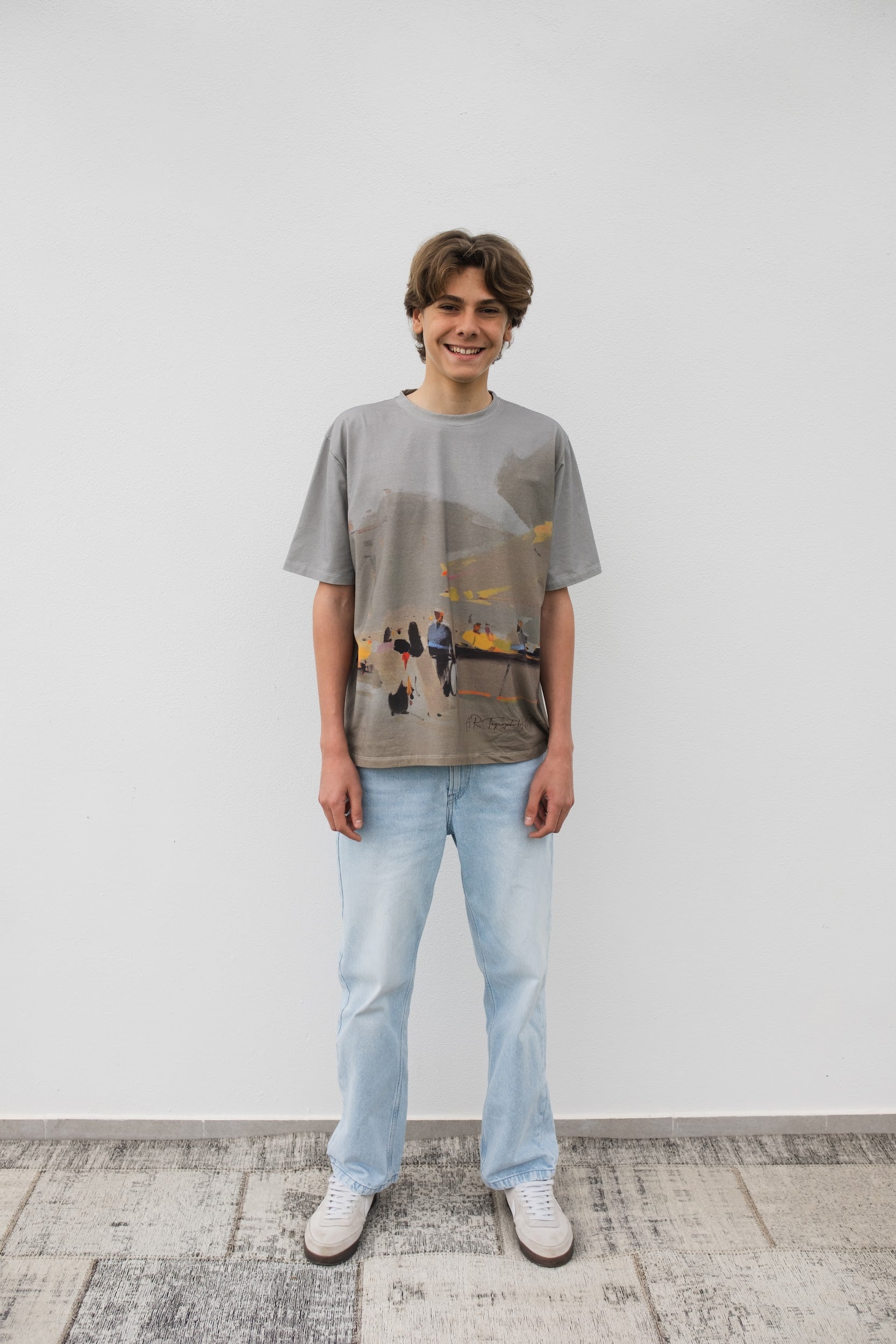 Piazza San Michele Allover-Print T-Shirt