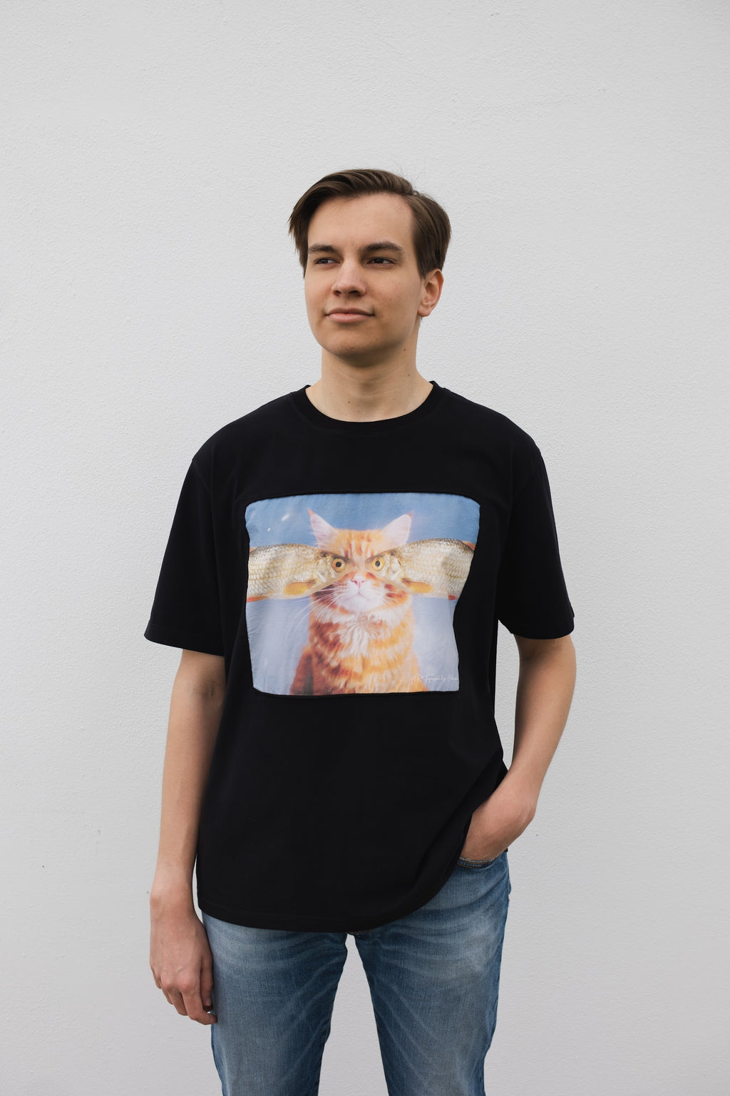 Fisheye Cat T-Shirt