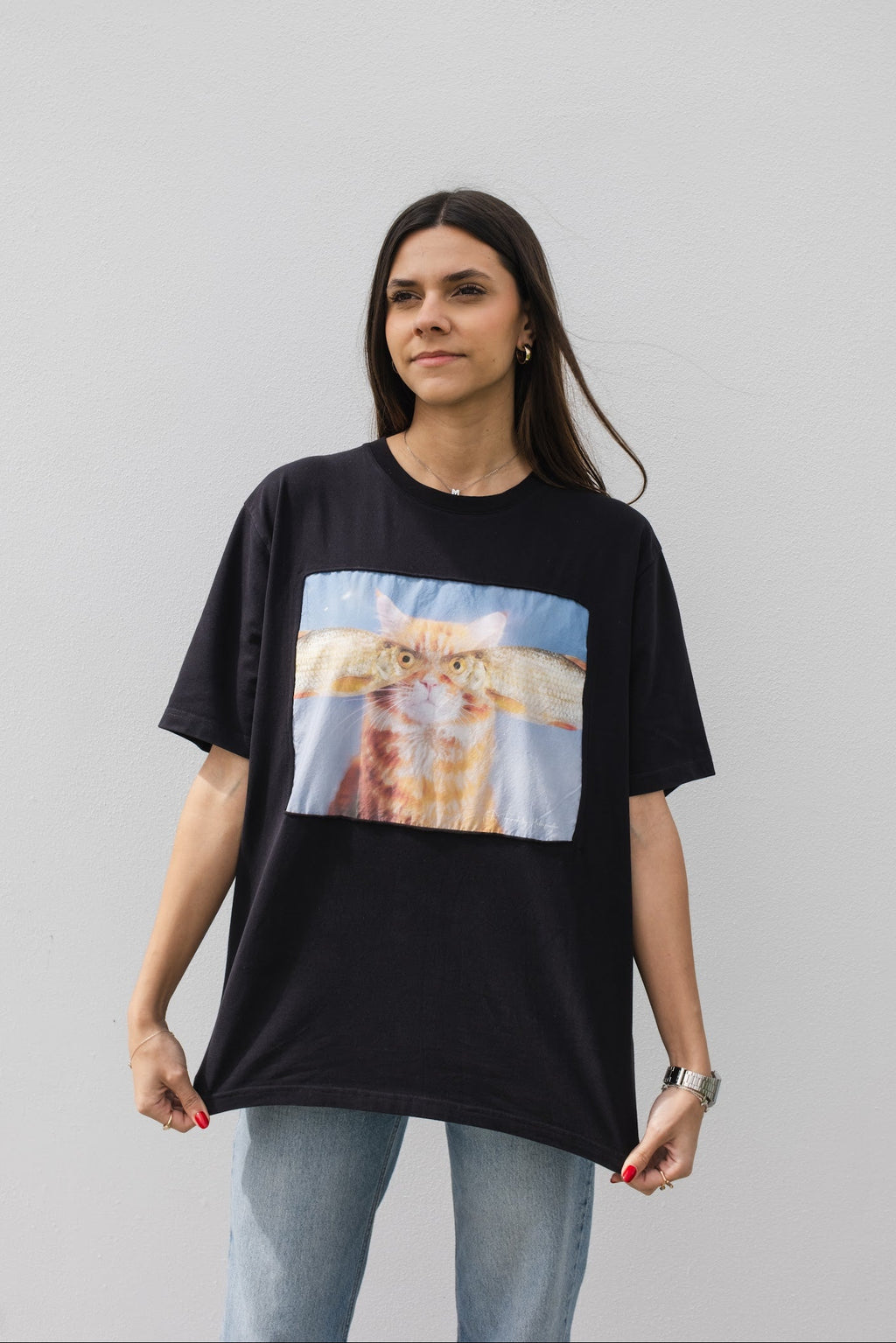 Fisheye Cat T-Shirt