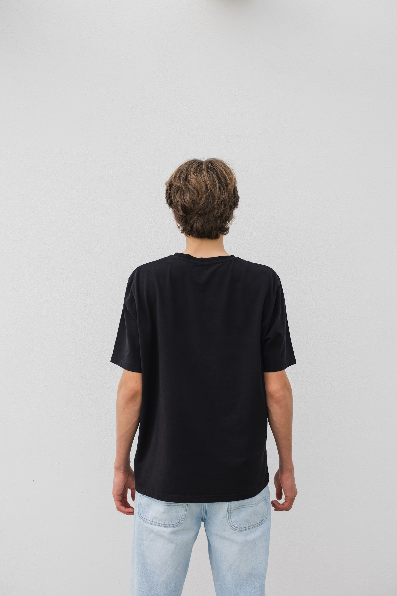 Venetian motif T-Shirt Black