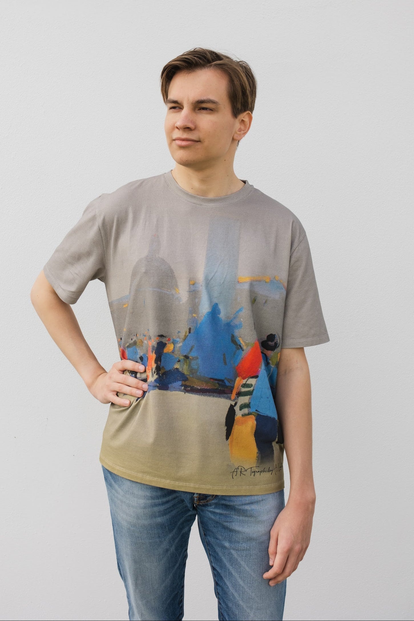 Rome in the Afternoon Allover-Print T-Shirt