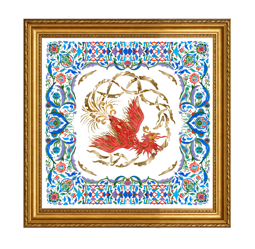 Simurgh at dawn Scarf